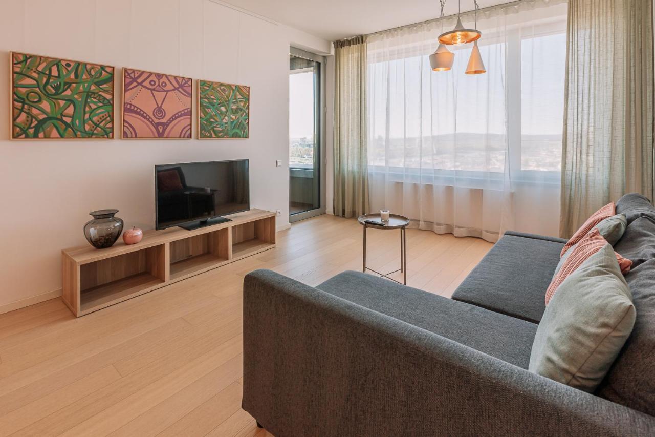 Skau Coral Residence In Sky Park 22 Floor 1Tower Panoramic View Free Parking 布拉迪斯拉发 外观 照片